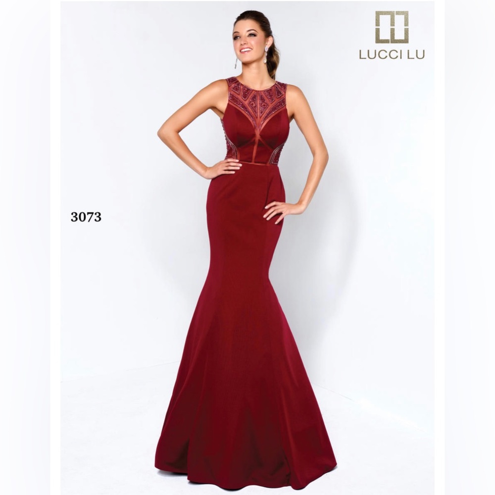 Burgundy Prom Dress
